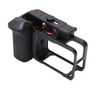 YUEHISY Kit de Agarre para Fotografía Callejera, Mango de Aluminio con Jaula para Cámara y Cubierta de Lente, para Cámara Action 5 Pro/4/3