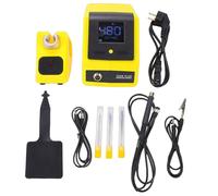 YUEHISY Kit de Estación de Soldadura de 120 W, Calentamiento Rápido y Control Inteligente de Temperatura, Modo de Suspensión Automático, Cable de Tierra Antiestático, Soldador para (Enchufe de la UE)