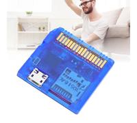 YUEHISY Lector de Tarjetas de Juego, Cartucho Flash para Juegos DS, Velocidad de Lectura de 6 MB/s, MCU RP 2040, Doble Potencia, Código Abierto, para Desarrollador de Copia de (Azul transparente)