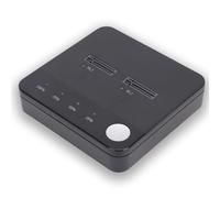 YUEHISY M.2 NVME SATA SSD Cloner Dock, Función de Copia Fuera de Línea Dual Bay para PCIe Gen4x4 y SATA III SSDS, para Unidades B/M-Key 2230/2242/2260/2280/2110