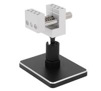 YUEHISY Mini Abrazadera de Mesa para Tornillo de Banco, Tornillo de Banco de Aluminio Ajustable con Base Desmontable, Diseño Liviano, para Reparación de Relojes, Proyectos de Colorear