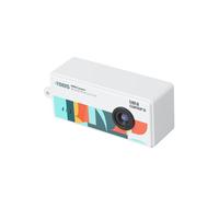 YUEHISY Mini Cámara Digital con Llavero, Pantalla de 0,96", Cámara Pequeña 1080P 12 MP con 5 Filtros de Película Retro, Lente Gran Angular de 130°, para Regalos Vlog Fiestas Viajes (White)