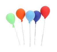 YUEHISY Mini Globo de Aire de Resina, Accesorio Decorativo para Casa de Muñecas, Escala 1:12, Juego de Globos para Exhibición de Jardín, Casa de Muñecas, 8 Uds.
