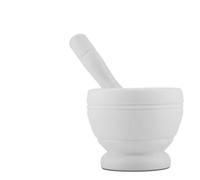 YUEHISY Molinillo de Ajo de Plástico Manual, Juego de Mortero Respetuoso con el Medio Ambiente Duradero para Cocinar Cocina (WHITE)