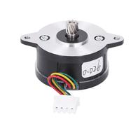 YUEHISY Motor Paso a Paso Redondo, ángulo de 2 Fase de 1.8 Pasos DC 2.4V 1A 36 Mm con Engranaje Helicoidal de 9t para Lab P1S 3D Printer Extruser