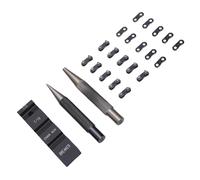 YUEHISY Motosierra Portátil Kit de Rompedor Cadena Yunque y Herramienta | Se adapta a cadenas de paso de 1 4 pulgadas, 3 8 pulgadas LP, 3 8 pulgadas, 325 y 404. Incluye aguja de remachado.
