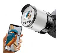 YUEHISY Ocular de Cámara Telescópica WiFi, Cámara Ocular Electrónica 2K 16MP con Pantalla de 2 Pulgadas, Se Adapta a Telescopios de 36-73 Mm, para Astrofotografía, Observación de Aves