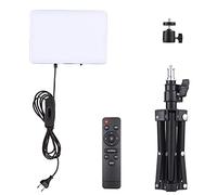 YUEHISY Panel de Luz de Vídeo LED de 45 W, Brillo Ajustable Bicolor 2800 K-6500 K con CRI Alto Ra96+, Luz de Relleno Regulable para Fotografía y Vídeo (Enchufe de la UE)