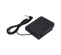 YUEHISY Pedal de Sostenido Universal con Activada y Desactivada | Compacto, Cable de 5 Pies con Conector de 1/4 de Pulgada, Antideslizante, para Teclados, Pianos Digitales, Sintetizadores