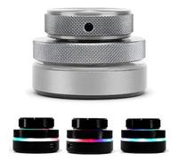 YUEHISY Perilla de Control de Volumen, Controlador Multimedia con Cable USB C Bluetooth 2,4G con Luz RGB, para PC, Teléfono, Tableta y Computadora