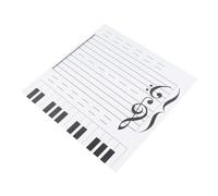 YUEHISY Pizarra de Enseñanza de Música, Borrado en Seco Magnético para Lectura de Notas, Gran Personal y Teclado de Doble Cara, Herramienta para Profesores de Piano, Juego de Teoría Musical, Diseño
