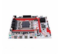 YUEHISY Placa Base para Juegos X99 Micro ATX LGA 2011-3, Compatible con CPU Xeon E5 V3 V4, 4 DIMM DDR3 de 128 GB, M.2 NVMe y NGFF
