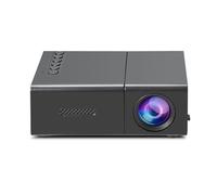 YUEHISY Proyector de Películas Portátiles, Proyector Inteligente HD HD 1080p con Altavoz Estéreo, Sincronización de Teléfonos Inteligentes, Conectividad USB/HDMI, para el Hogar