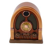 YUEHISY Radio de Transistores Retro, Am FM SW, USB SD (Oscuro)