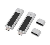 YUEHISY Receptor Transmisor HDMI Inalámbrico, Salida de Entrada 1080P 60Hz 4K, Kit Extensor HDMI de Doble Banda 2,4G 5G, Plug & Play, Baja Latencia