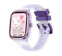 YUEHISY Reloj de Aprendizaje para Niños, Linterna, Juegos de Rompecabezas, Libros de Cuentos, Reproductor de Música, Rastreador de Salud, Reloj Inteligente Educativo para Niños (Purple)