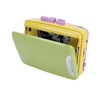 YUEHISY Reproductor de Casetes Vintage, Equipo de Cobre, FM, Auriculares de 3,5 Mm (Green)