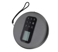 YUEHISY Reproductor de CD Portátil con Bluetooth, Altavoces Dobles Estéreo Recargables para Discos de Música CD MP3, Compacto con Pantalla LCD y Antideslizante