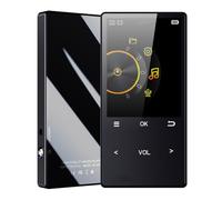 YUEHISY Reproductor MP3 de 96 GB con Bluetooth 5.4, Radio FM, Grabadora de Voz y Libro Electrónico, Reproductor de Música con Sonido HiFi, Altavoz HD Incorporado, Pantalla de 2,4"