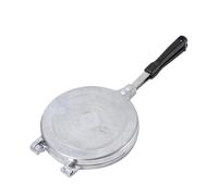 YUEHISY Sartén de Doble Cara de Aleación de Aluminio Antiadherente, Cocción Eficiente, Bandeja para Hornear Sándwich, Ahorro de Espacio para Dormitorio y Apartamento (A)