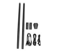 YUEHISY Set de Batería Electrónica Virtual, Vibration Sensing de Batería de Aire Portátiles con Pedal de Doble Pie e Iluminación Fría, para Adultos Principiantes