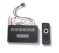 YUEHISY Tablero Decodificador Bluetooth 5,3 con 6 Teclas Táctiles, Decodificador de Audio Estéreo, Reproductor FM USB Compatible con Formatos sin Pérdidas, Control Remoto