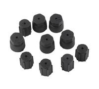YUEHISY Tapas de Puerto de Carga de CA, 10 Piezas de Tapa de Servicio de Aire Acondicionado Universal para de CA de Automóvil, Cubierta de Puerto de Refrigerante de con Lado bajo de 13 Mm y Lado