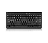 YUEHISY Teclado Inalámbrico, 75% Compacto, 84 Teclas, Teclado Mecánico Silencioso 2.4G con Diseño de Interruptor de Tijera, 12 Atajos Multimedia, para PC de Escritorio (Black)