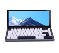 YUEHISY Teclado Mecánico de Juegos de Pantalla Táctil, 68 Teclas 20 Modos RGB Teclado Compacto HiFi con (Enchufe de la UE)