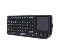 YUEHISY Teclado Táctil Inalámbrico, Teclado HTPC Delgado Portátil de 2,4 GHz, Panel Táctil Retroiluminado y Recargable por USB, para Smart TV PC Android