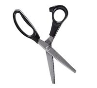 YUEHISY Tijeras Dentadas Profesionales para Confección, Tijeras de Borde Triangular de Acero Inoxidable, Cortadora Decorativa de Tela de 7mm, 23cm (7mm)