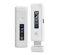 YUEHISY Transmisor y Receptor Inalámbrico HDMI, Extensor de 197 Pies, Entrada de Decodificación 4K, Salida 1080P 60 Hz, Banda Dual 5G 2.4G, Plug and Play para Proyector TV Portátil (White)