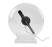 YUEHISY Ventilador de Holograma 3D, Pantalla Publicitaria de 80 Cuentas LED de Alto Brillo con Control Remoto, para Tienda Comercial, Centro Comercial, Fiesta