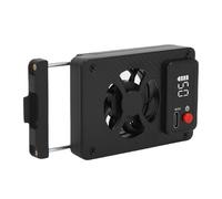 YUEHISY Ventilador de Refrigeración para Cámara, Enfriador Externo con 5 Velocidades, Batería de 350 MAh, Alimentación Dual NP-FZ100 Tipo C, Clip de Resorte, para Grabación de Vídeo