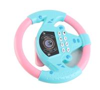 YUEHISY Volante para Niños de Apariencia de Alta Imitación con Música Dinámica única, Ideal para el Desarrollo Muscular y la Mejora de Las Habilidades Auditivas (Rosa y Azul)