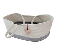 Yuehuamech Bebé Moisés Canasta Portátil Bebé Cama Handheld Moisés Cesta de Algodón Cuerda para Bebé Cama Carrera Llevar Bebé Cambiando Mesa Bebé Bebe para El Bebé para El Coche de Viaje Al