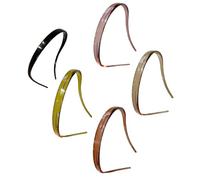 YUEHUINIAO Paquete de 5 diademas con peine para mujer, elegantes diademas de moda elegantes para el pelo para uso diario