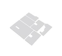 YueJay 1 Juego de Esponja for Almohadilla de Tinta for T610 T620 T770 T790 T795 T1100 T1120 T1200 T1300 Z2100 T2300 Z3100 Z3200 Z5200