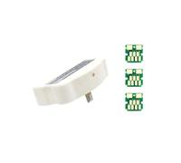 YueJay C12C93459 C9345 Reiniciador y Chip for L18050 L6550 L6580 L8050 L15140 L15150 L15160 L15180(Resetter W 3 Chip)