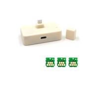 YueJay Reiniciador de Chip S2101 C13S210125 for Impresora F100, F130, F160, F170, SC-F100, SC-F130, SC-F160, SC-F170(Resetter and 3 Chip)