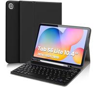 YUEJIDZ Funda Samsung Galaxy Tab S6 Lite con Teclado,Funda con Teclado Español Ñ para Galaxy S6 Lite 2024/2022/2020, Teclado Bluetooth Desmontable para Samsung S6 Lite 10.4'' (Sm-P620/P625/P613/P619)