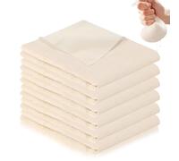 yuejuhe 6 Piezas Telas Filtrantes 60x60cm, Colador de Tela, Paños de Muselina para Cocinar Reutilizable, Cheese Cloth para Alimentos Tofu Café Zumo (6,60x60cm)