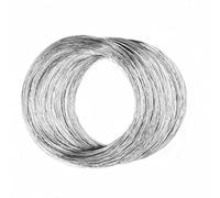 YUEKOPOU 0.4mm 304 Stainless Steel Wire - 32Ft, Rust Resistant Flexible Wire for DIY Crafts, Sculpting, Jewelry Making, Bonsai Training & Garden Bailing