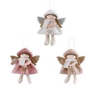 YUEKOPOU Accesorios para el Cabello navideños, Pinzas para Christmas Angel Doll Pendant Ornaments Pack of X 19cm Tree Hanging Decorations(3pcs)