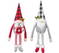 YUEKOPOU Accesorios para el Cabello navideños, Pinzas para Christmas Character Curtain Buckle Multiple Styles(Red/Grey)