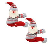 YUEKOPOU Accesorios para el Cabello navideños, Pinzas para Christmas Character Curtain Buckle Multiple Styles(Elderly)