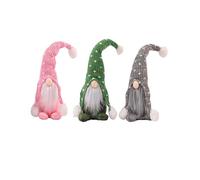 YUEKOPOU Accesorios para el Cabello navideños, Pinzas para Gnomes Plush Dolls Pack Christmas Elf Thanksgiving Home Table Decorations 10.62in x 2.75in