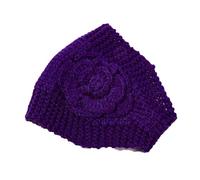 YUEKOPOU Accesorios para el Cabello navideños, Pinzas para Women's Pearl Decorated Headband For Wash Face Yoga Gym Hair Accessory Multicolor(Deep Purple)