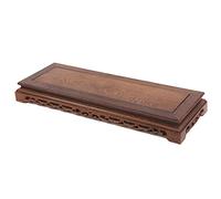 YUEKOPOU Asiento de Buda Elevado, Mesa para Ofrecer Inciens Hand Carved Wooden Little Shrine Table - Small Altar Display Riser for Spiritual Practices, Wiccan, Witchcraft, and Buddhist Use(Xsmall)