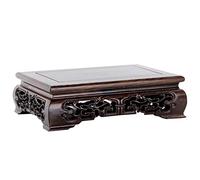 YUEKOPOU Asiento de Buda Elevado, Mesa para Ofrecer Inciens Wooden Shrine Table - Small Altar for Spiritual Practices, Witchcraft Statues, Teapot & Floor Vase Display(23 * 14 * 7.7cm)